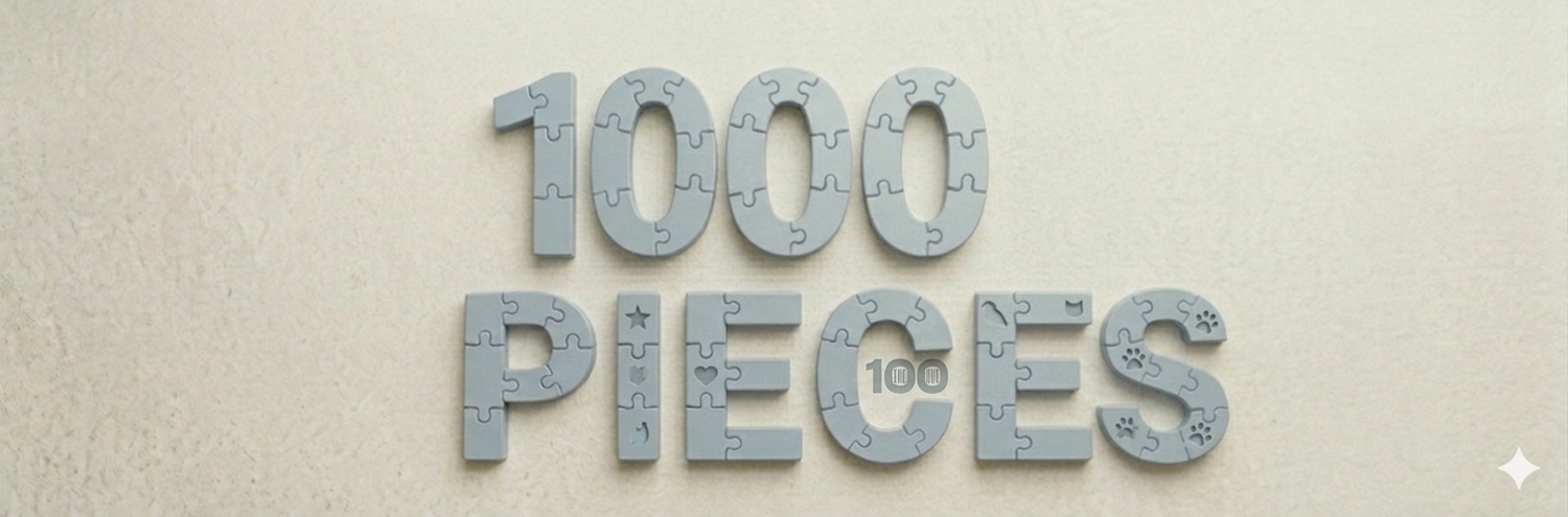 1000 Pieces🧩