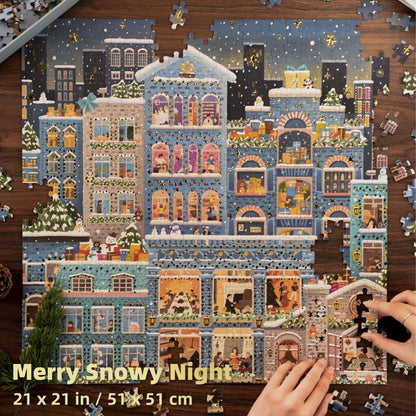 Merry Snowy Night
